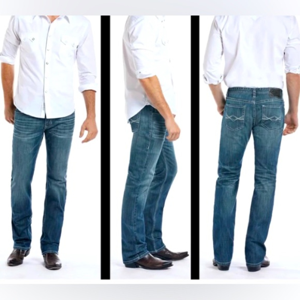 Rock & Roll Revolver slim Straight denim blue jeans. Men’s 28x32